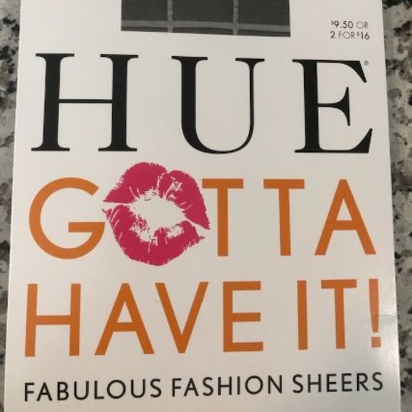 HUE Gotta Have It: Black with White Tights - Picture 2 of 5